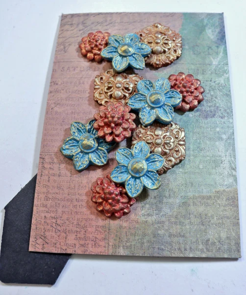 Create fabulous floral artwork with InstaMold and PermaStone!